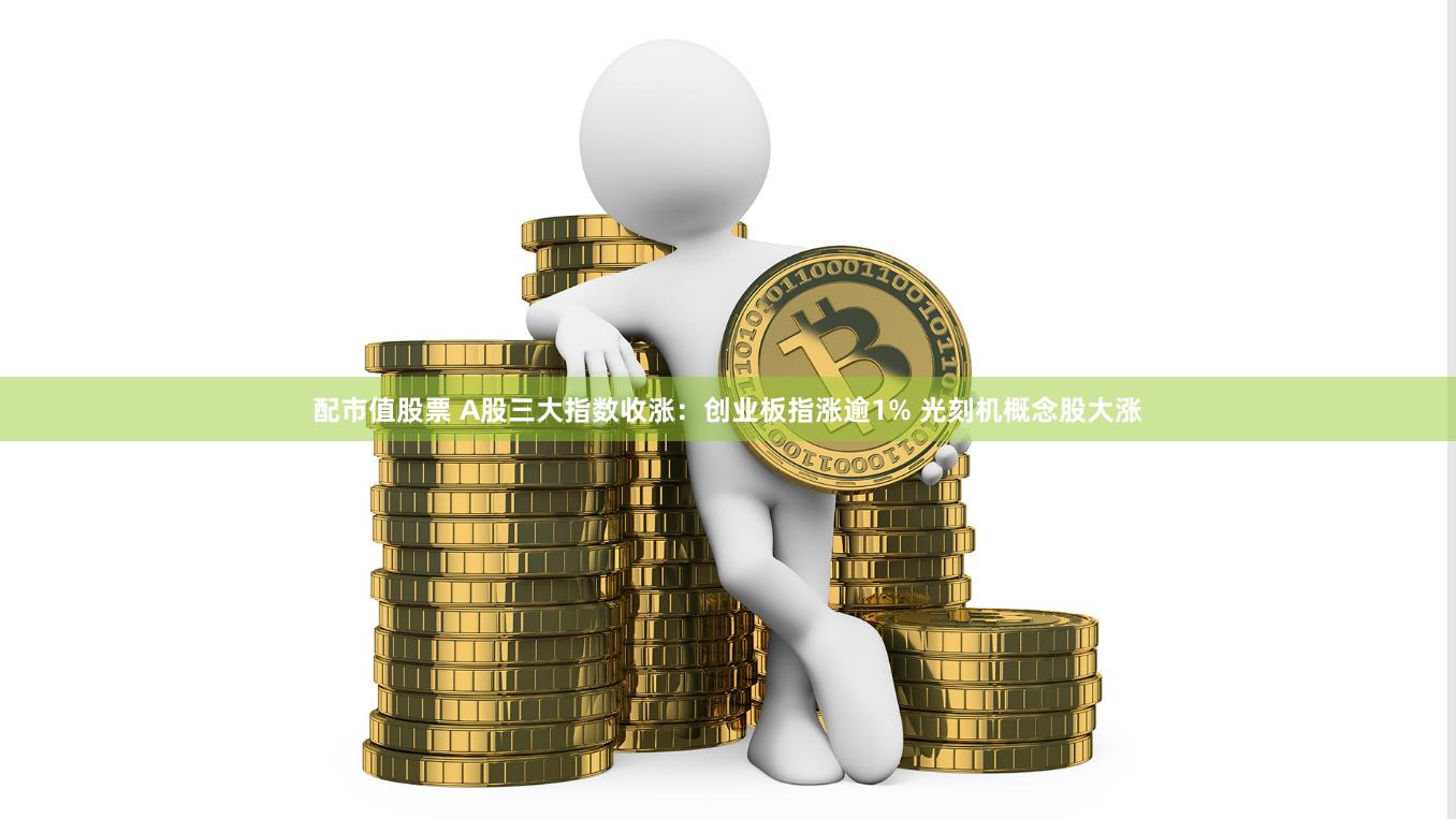 配市值股票 A股三大指数收涨：创业板指涨逾1% 光刻机概念股大涨